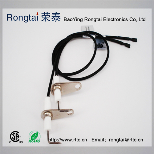 Ceramic ignition electrode series of gas barbecue stove