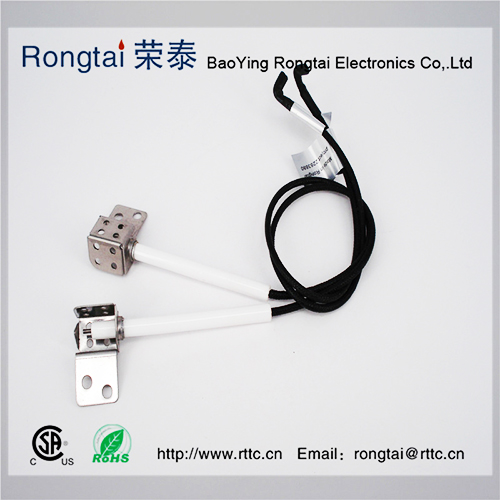 Ceramic ignition electrode series of gas barbecue stove