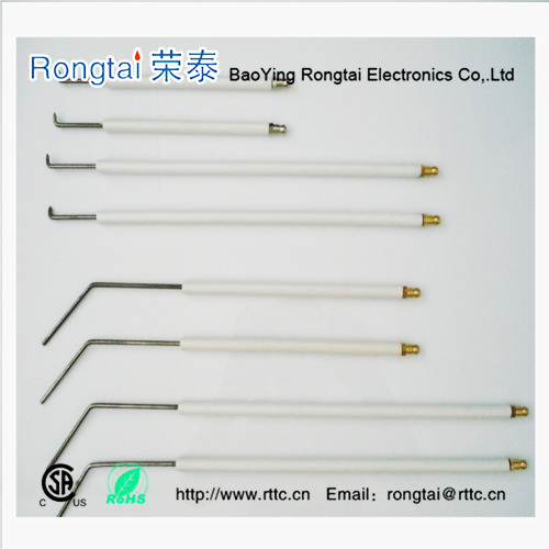 Ceramic ignition electrode burner series